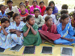 A village FreeSchools class